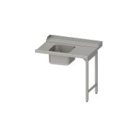  Zulauftisch Korbführung mit Gefälle auf 2 Beinen + 1 Becken  kaufen