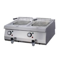  Elektro Fritteuse Heavy Duty - 2 x 12 Liter mit Ablasshahn  kaufen