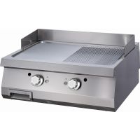  Gas Grillplatte Heavy Duty - &frac12; glatt / &frac12; gerillt - 2 Heizzonen  kaufen
