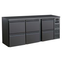  Flaschenkühltisch BBC360 schwarz - 537L - 6 Schubladen  kaufen