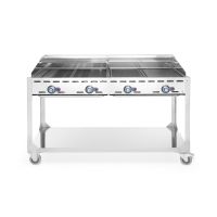 Grillsystem Green Fire 4 Brenner Profi Line mit Rollengestell kaufen