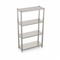  Edelstahl Regal Pro mit glatten Böden  kaufen