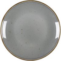Teller flach "Hotel" grau braun gesprenkelt Ø 210 mm kaufen