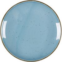 Teller flach "Hotel" türkis, braun gesprenkelt Ø 210 mm kaufen