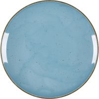 Teller flach "Hotel" türkis, braun gesprenkelt Ø 280 mm kaufen