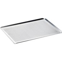  4-Rand-Backblech aus Aluminium, gelocht, 340x240 mm  kaufen