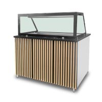  Bain-Marie Hei&szlig;e Theke &ndash; 3x GN 1/1 &ndash; 123 &times; 82 &times; 85.5 cm  kaufen