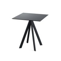 Terrassentisch / Bistrotisch Infinity Schwarz eckig 70 x 70 cm kaufen