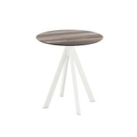  Terrassentisch / Bistrotisch Infinity Wei&szlig; rund &Oslash; 70 cm  kaufen