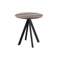 Terrassentisch / Bistrotisch Infinity Schwarz rund Ø 70 cm kaufen