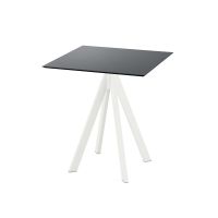  Terrassentisch / Bistrotisch Infinity Wei&szlig; eckig 70 x 70 cm  kaufen