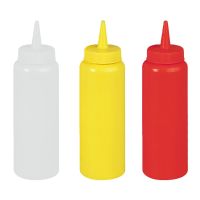 Quetschflasche rot, weiß, gelb kaufen