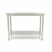 Edelstahl Arbeitstisch / Edelstahltisch BASE + Grundboden kaufen