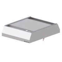  Edelstahl Deckenhaube &bdquo;BASIC LINE&rdquo; Trapezform mit Flammschutzfilter Typ B  kaufen
