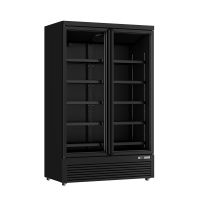  Getr&auml;nkek&uuml;hlschrank Unnicool schwarz - 2 T&uuml;ren - 1081 Liter  kaufen