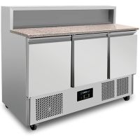 Pizzak&uuml;hltisch UnniCool 3 T&uuml;ren mit 8x GN 1/6  artikelnr: g75714