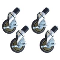 R&auml;der, 4er-Set &ndash; mit Bremsen &ndash; 5 Zoll / 12,7 cm  artikelnr: g73830