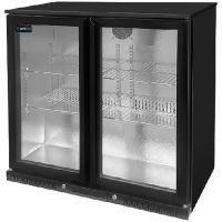 Barcooler Unnicold schwarz mit Fl&uuml;gelt&uuml;ren &ndash; 200 Liter  artikelnr: g77774