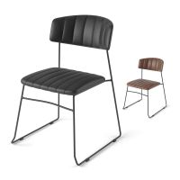 Stapelstuhl Mundo Kunstleder gepolstert artikelnr: g55778