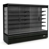 Wandk&uuml;hlregal LUCA 2.5 &ndash; Schwarz &ndash; 4 Glast&uuml;ren &ndash; 2585 Liter  artikelnr: g78051